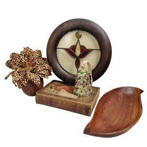 Brown Kitschy "Naughty Girl" Eclectic Curated Bundle | 6 Pieces